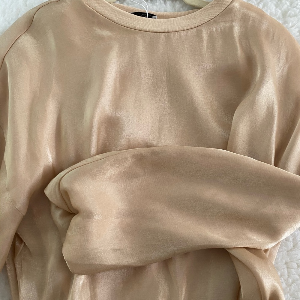 Zara Luster Cream Pullover